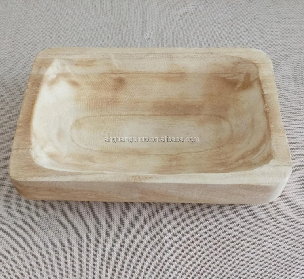 
Simple wooden plate/solid wood log oval wooden/small dish plate 