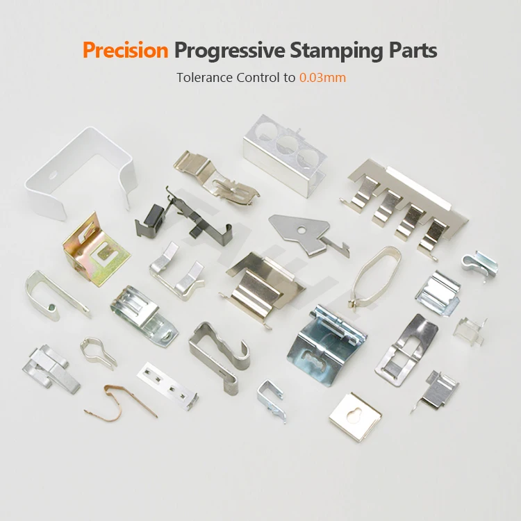 Пользовательские прецизионные металлические штамповочные части из нержавеющей стали плоские листовые Пружинные зажимы