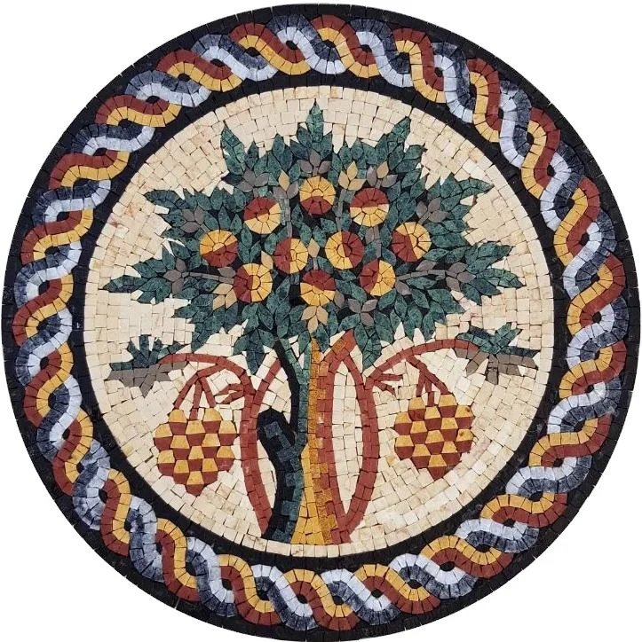 Beautiful Art Painting Mosaic For Floor Or Wall  Mosaic Pattern Mural  Decoration