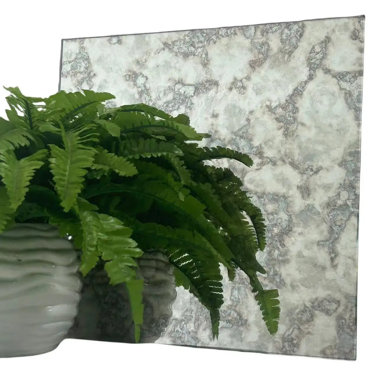 Antique Mirror Glass Decorative Wall Glass Mirror Silver Wall Mounted Panel Glass Sheet