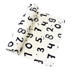 Absorbent screen printed flax wholesale custom printing 100% linen kitchen tea towel custom cotton tea towel