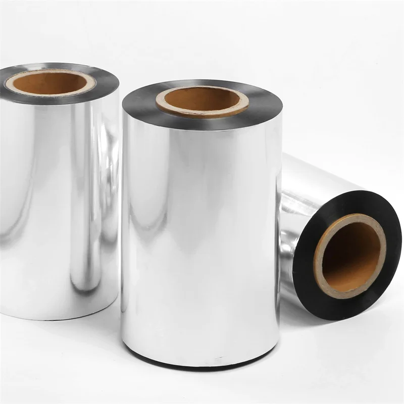 silver metal pet polyester film pet metalized film for flexible packaging