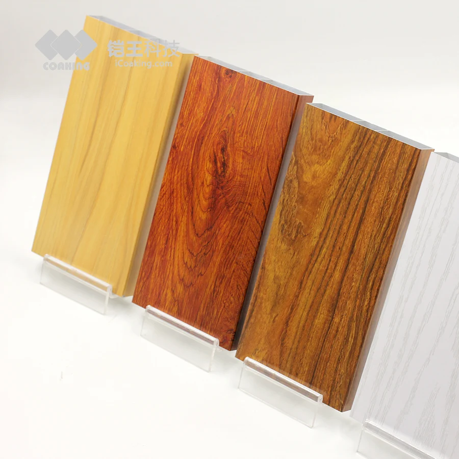 Sublimation Film Heat Transfer Wooden Grain Effect Electrostatic Powder Coatings Base Spray Epoxy Powder Coating Color