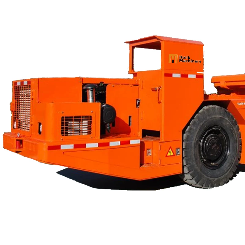 Low profile diesel articulated underground mining dump tuck source