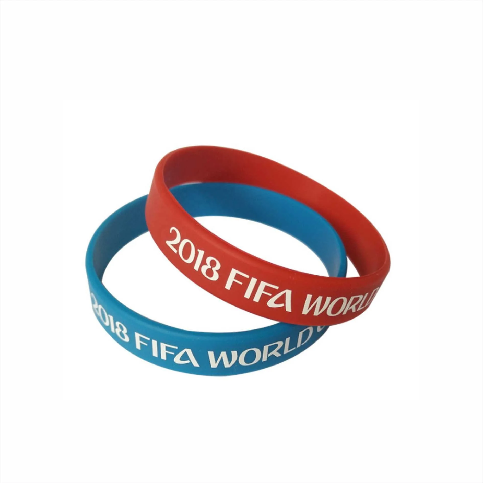 Promotional Customized Logo Soft PVC Plastic Silicone Bracelet