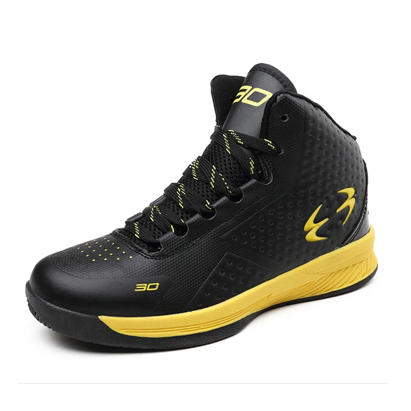 Китайская фабрика, эластичная подошва, мужские спортивные высокие кроссовки, индивидуальная Нескользящая Баскетбольная обувь
