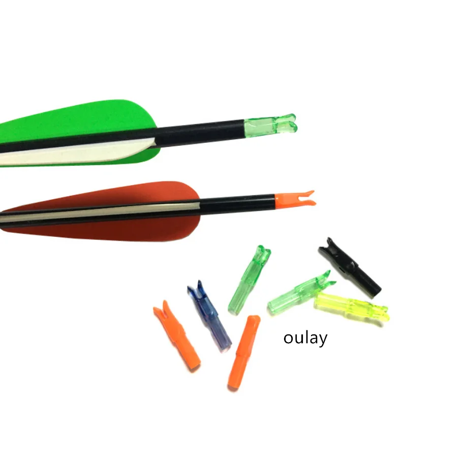 
Break-in Arrow Plastic Nocks Bow And Carbon Arrow Plug-in Nocks For 6.2 mm*7.5~8.0 mm Arrows Quick Shooting Strong Nocks 
