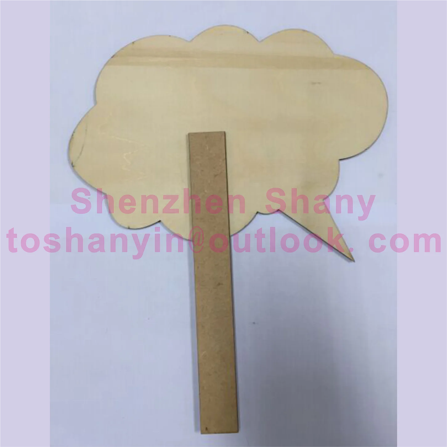 Mini wooden chalk board memo message sign