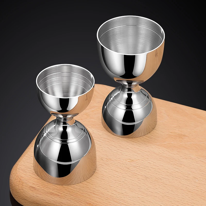 Hot Sale Double-head Durable Measuring Cup Black Copper Plated Double Stainless Steel Bell Jigger