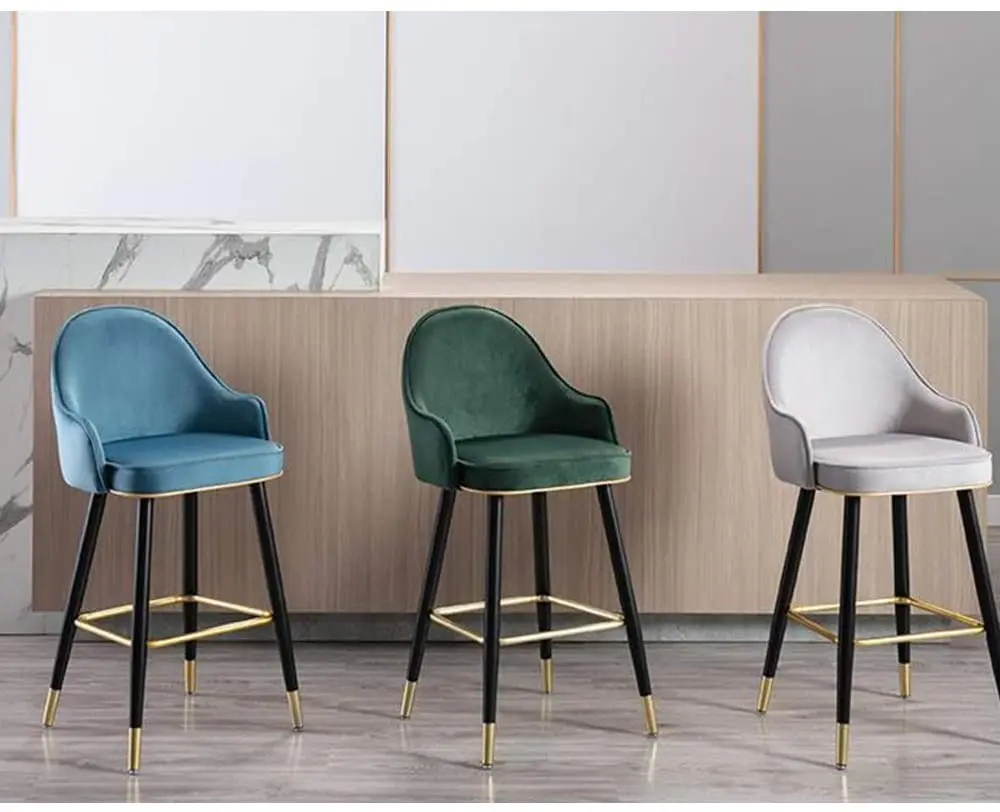 Bar Leisure Chair Outdoor Cushion Indoor Chairs Vintage Counter Kitchen Leather Coffee Chair Leather Classic Comfort