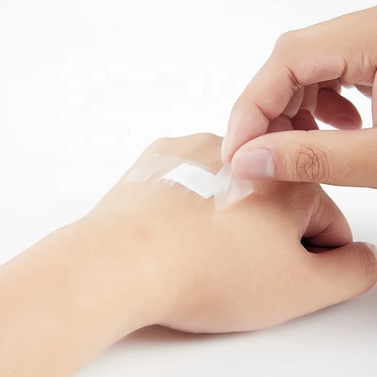 New arrivals oem medical breathable wound care transparent waterproof band-aid plaster