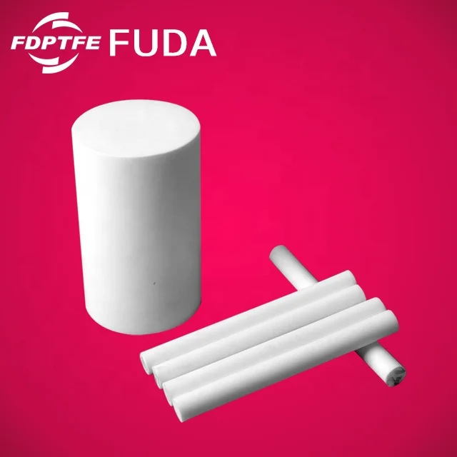 FUDA modified ptfe taflon ptfe raw material carbon filled graphite rod with more abrasion performance