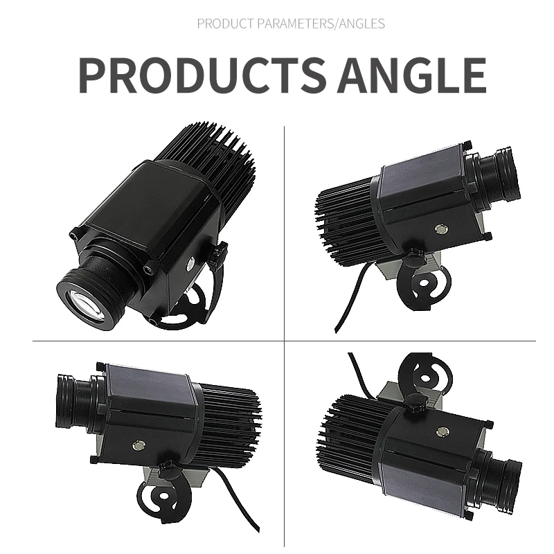  30W Outdoor GOBO Projector Advertising IP67 Led Light Black Christmas Decor60W Amazing Ocean wave projector
