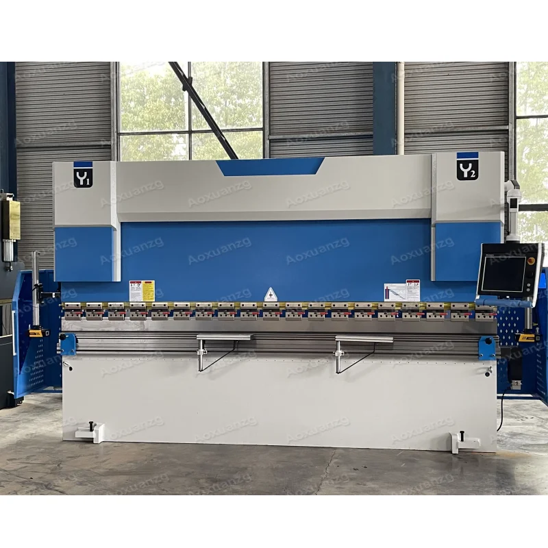 8+1 axis DA69T  3D Programming CNC bending machine hydraulic press brake mild plate bender 160 ton 4 meter
