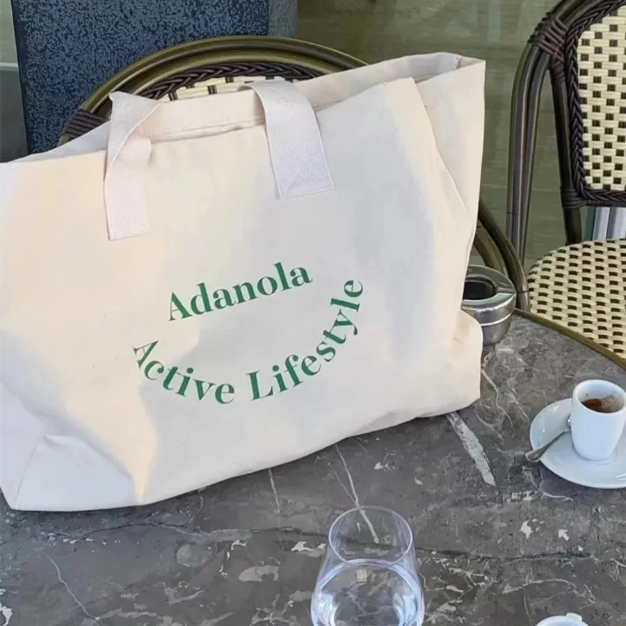 Promotional Travel Large Designer Cute Custom Logo Print Size Washable Durable Blank Tote Cotton Shopping Canvas Bag