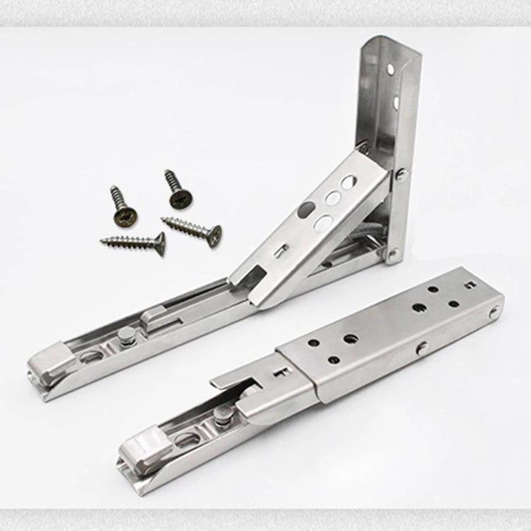 Wholesale angle adjustable folding bracket stainless steel folding shelf bracket