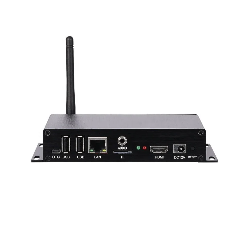 Q-400 сети Digital Signage Media Player коробка с CMS программное