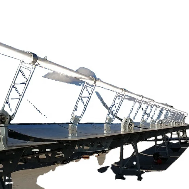 High temperature parabolic trough solar collector for industrial process heating and solar thermal power generation