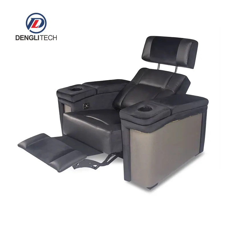 Modern Luxury Power Recliner Home Theater Sofa Set Furniture Living Room Leather Movie Chair Sectional Home Cinema Sofa 3 2 1