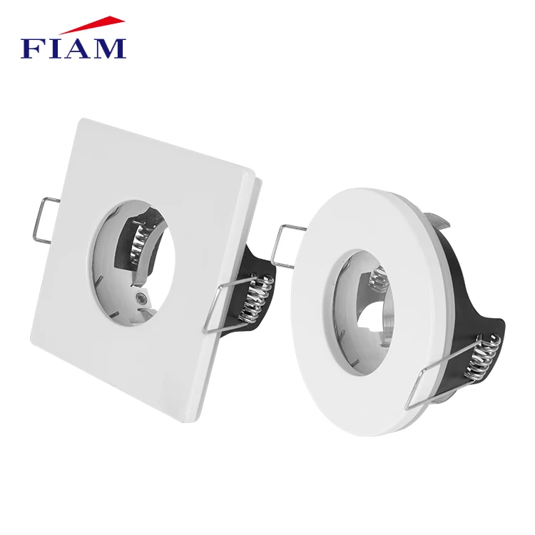 Indoor Hotel Recessed Aluminum Round Square 240v Gu10 G5.3 Mr16 Led Wall Recessed Spot Light