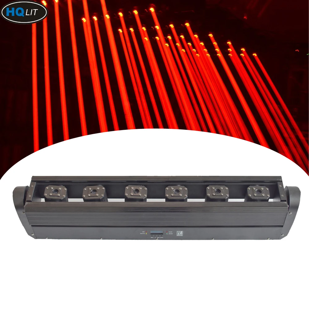 Red 500mw * 6 Head Moving Head Laser Beam Bar laser bar light