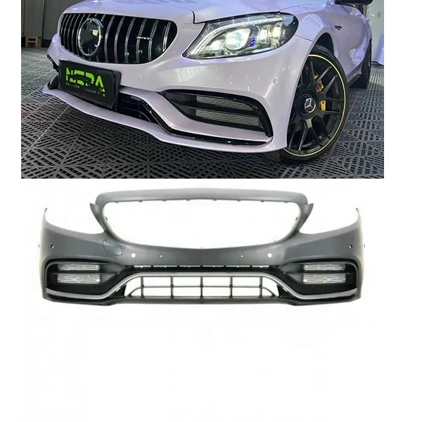 Suitable for Mercedes-Benz C-class W205 body kit C63 Front Bumper 2015-2021