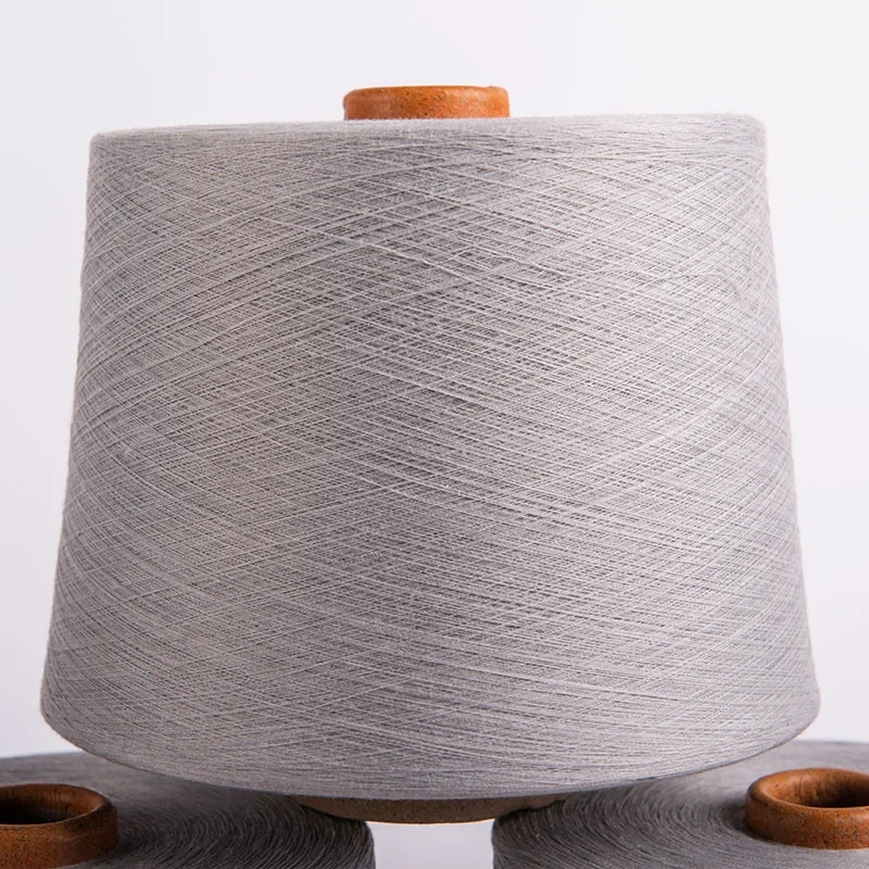 316L stainless steel fiber blended conductive metal spun yarn