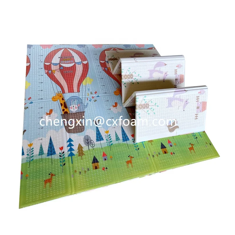 foldable baby play xpe puzzle children's mat thickened tapete baby room crawling pad folding crawling mat