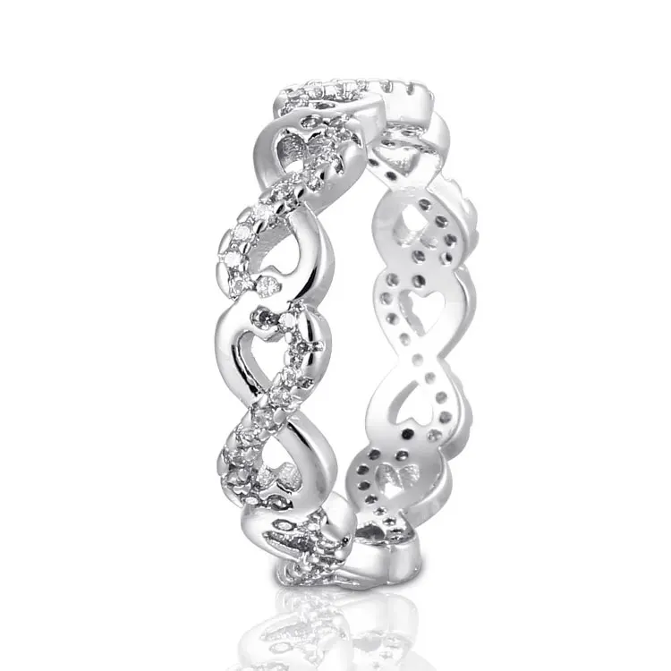 Wholesale Fashion Designs Women Rings Jewelry 925 Sterling Silver Engagement Rings