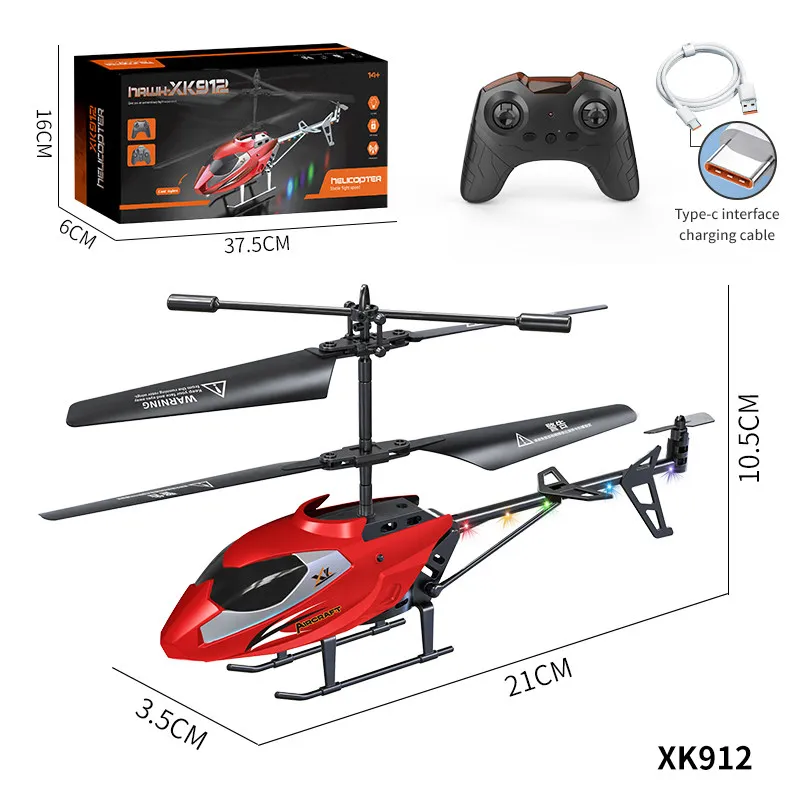 Hot sale RC helicopter 2.5 channels RC helicopter (two colors) English sealed color box