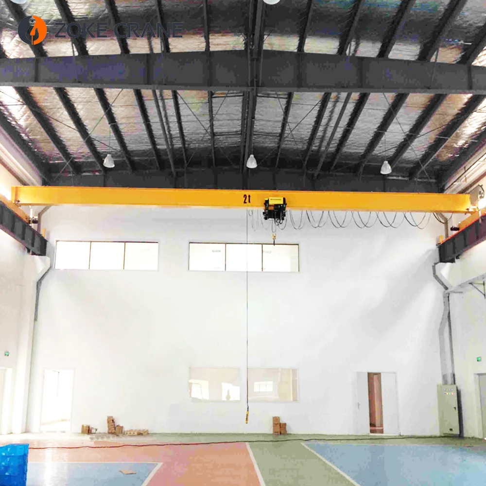ZOKE кран 5 тонн, 10 тонн, 15 тонн, Электрический подъемник, однобалочный мостовой кран