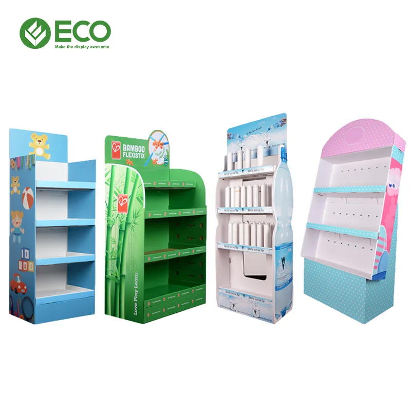 High Quality Bulb Cardboard Display Stand Lamp Floor Display for Hardware Stores