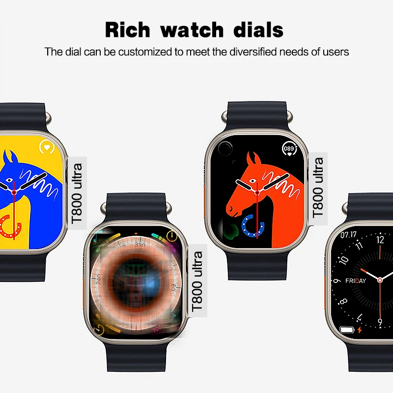 T800 smartwatch ultras t900 n8 x8 dt8 mt8 gs8 hw8 h10 x8 zd8 z8 w68 hw dt gs 8 pro max plus 2023 smart watch serie 8 iwo ultra