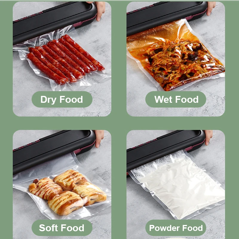 oem household vacuum sealing portable electric bag vacuum sealer home kitchen Vacuum Food Sealers