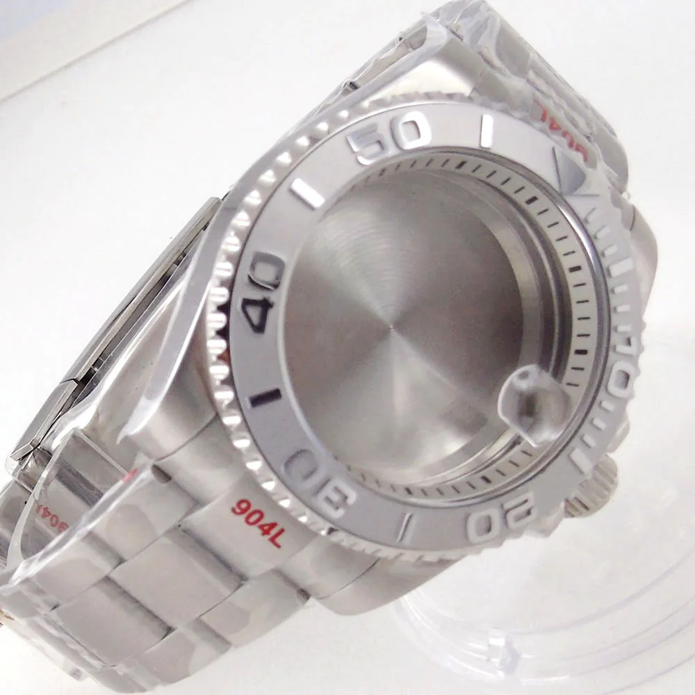 Новинка чехол для часов BLIGER Sapphire Crystal Diver 40 мм подходит ETA 2824 NH35A