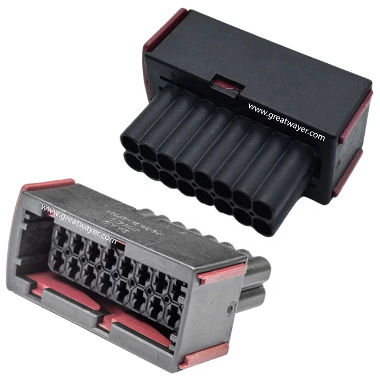 16 Pin Electrical receptacle Automotive Connector Waterproof Auto connector 1-965427-1