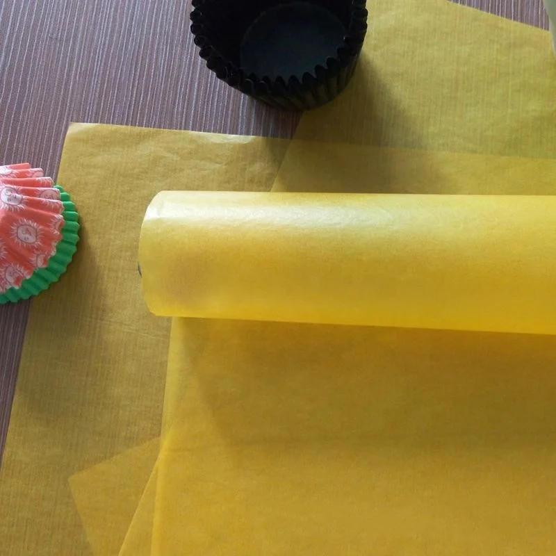 
cheap wholesale price f100% wood pulp yellow glassine paper 