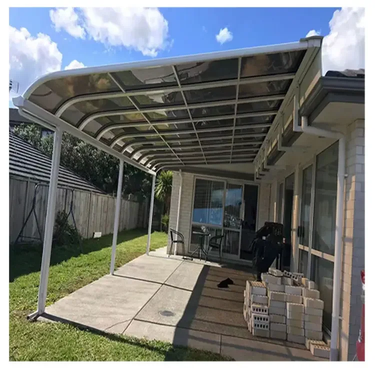 LongTai Factory direct for balcony rain cover Plastic Rain Door Cover sun shade outdoor Waterproof Aluminum Canopy