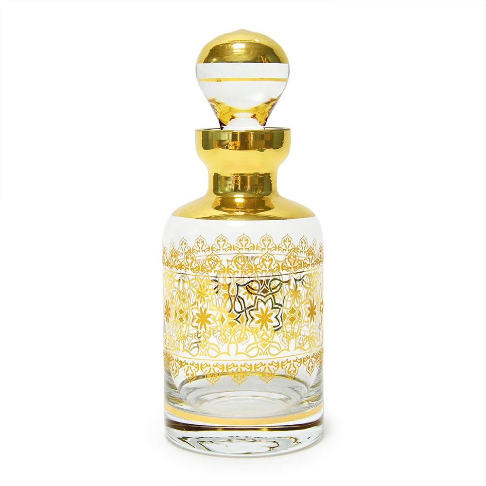 Factory price customized  made unique fancy decanter glass bottles Large Perfume Style Clear Liquid Decanter