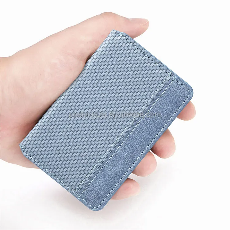 Popular men credit card holder  magnetic card holder pu leather