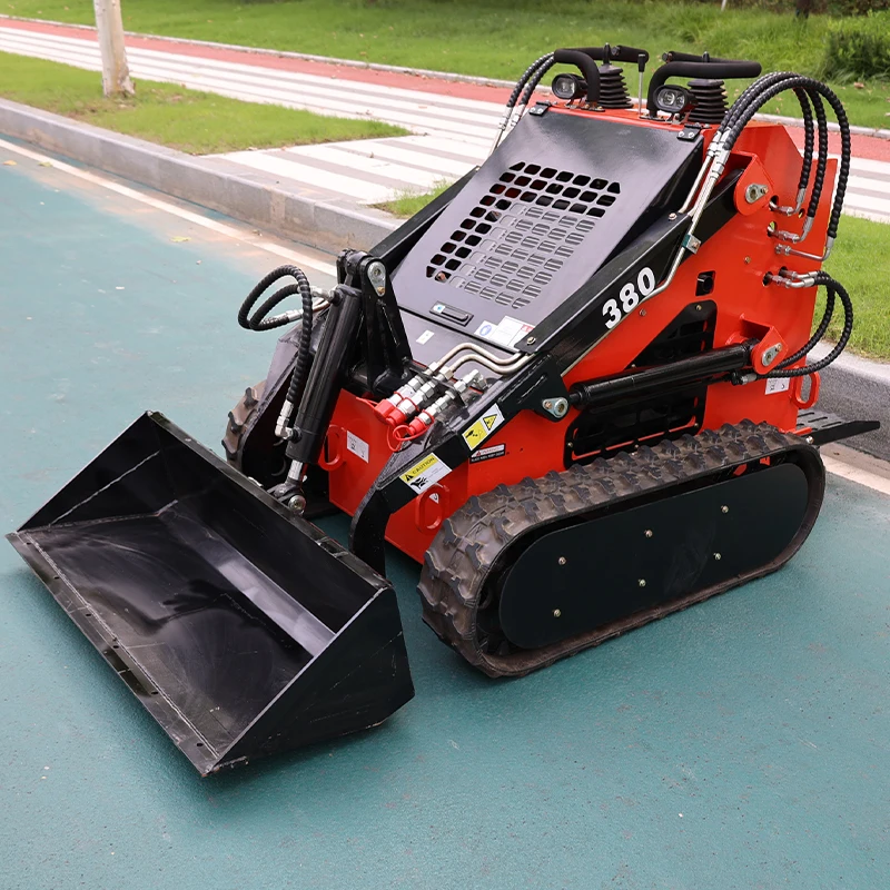 Shandong Xingtu Mini small skid steer front end loader whit bucket mini