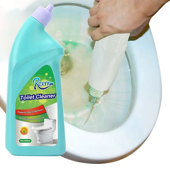 Oem Household 600 ML cleaning chemical products fragrance bathroom toilet cleaner liquid detergent with  pine smell deodorize