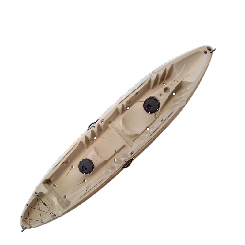 Family Touring Kayak Fishing Kayak For 2+1 Person Double Seat Sit On Top Kayak With Paddle