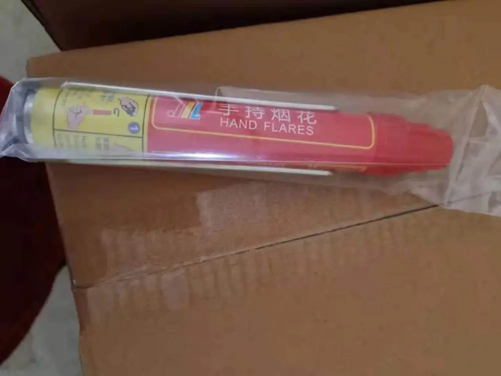 Portable SOS 90s red signal flare pull ring color smoke flare fireworks