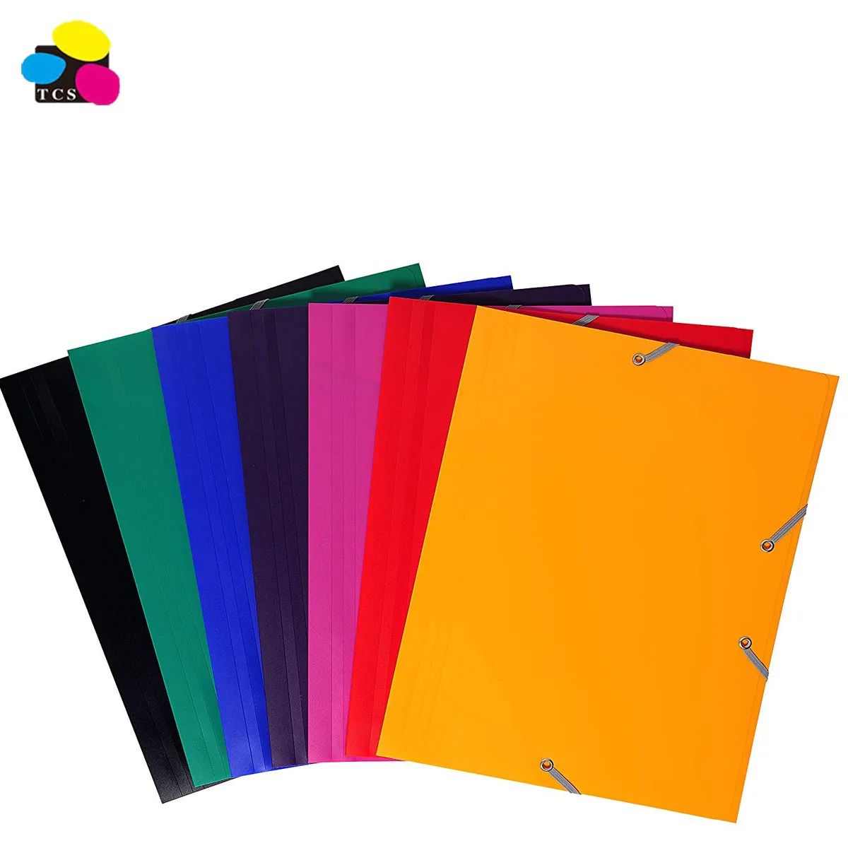 Wholesale Durable Lightweight Smooth Elastic Bands With 2 Flap PP Laminated For Office and School Stationery