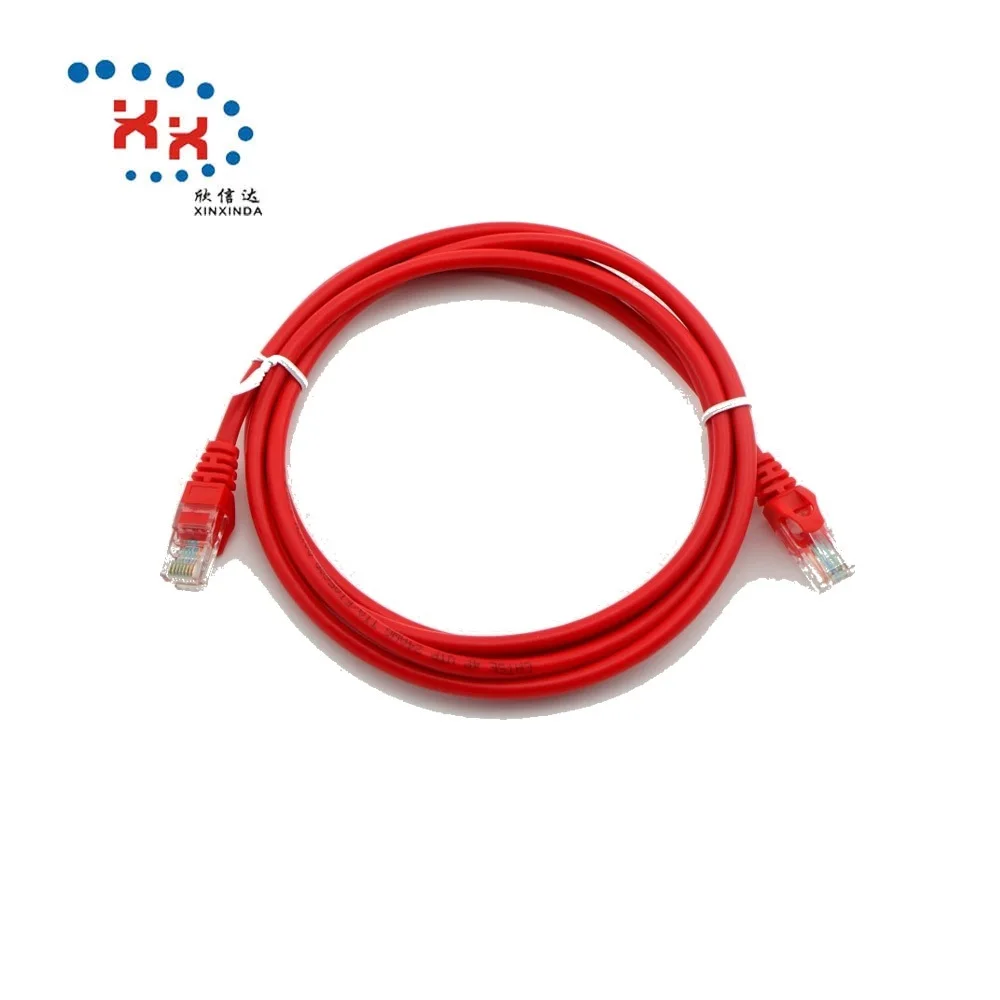 XXD Factory Price UTP CAT5E Patch Cord STP CAT6A Networking Cable CAT7 CAT8 Ethernet Cable Cat6 PVC 1 Years Channel Test 10 Feet