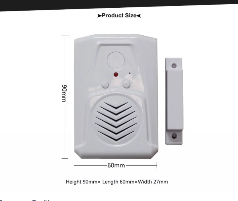 Wireless Home Alarm System Door Window Open Door Sensor Barking Dog Alarm