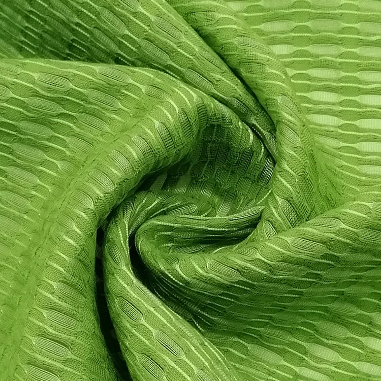 spring summer 42 nylon 58 rayon light weight jacquard fabric for top fashion style