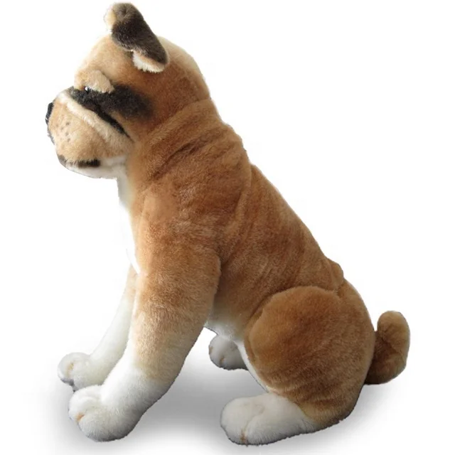 stuffed side-lying labrador dog plush toy  realistic plush dog stuffed animal toy