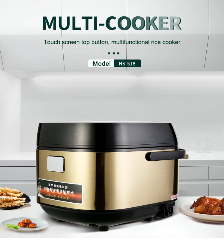 Wholesale restaurant household kitchen appliances multi-functional rice cooker 5L liner non-stick